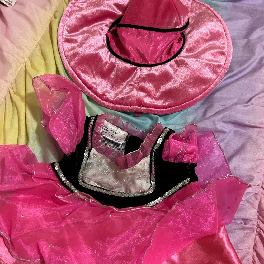 build a bear workshop, pink witch costume